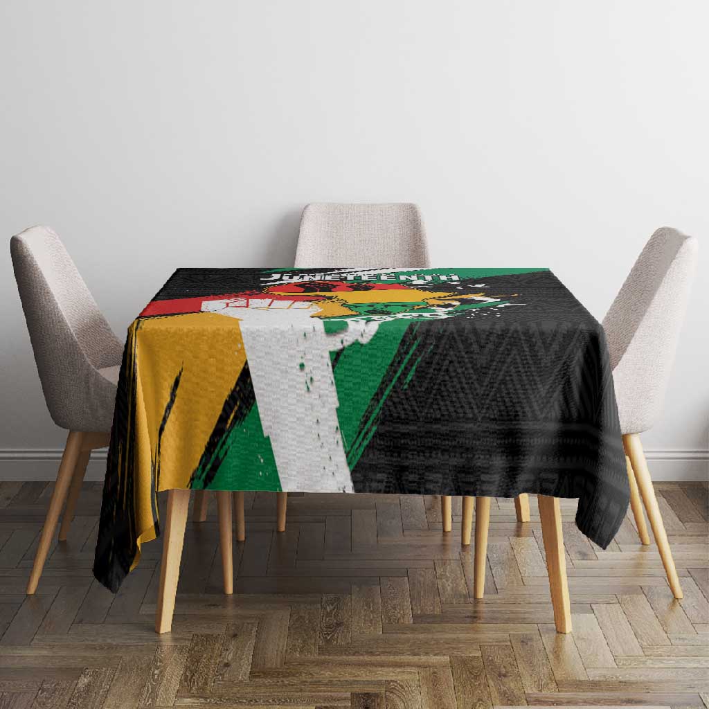 Afro Nigeria Juneteenth Tablecloth Freedom Day