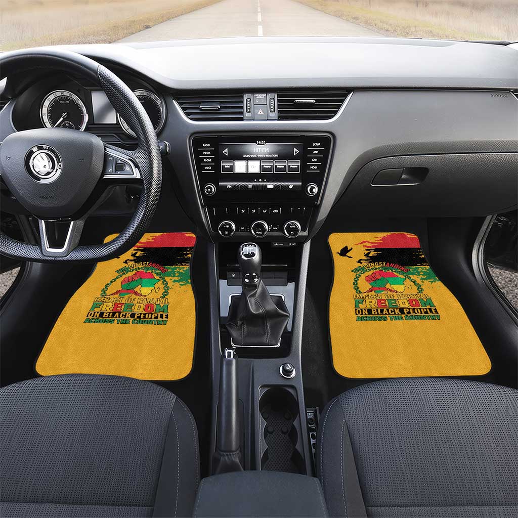 African American Juneteenth 1865 Car Mats Black Freedom