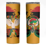 African American Juneteenth 1865 Skinny Tumbler Black Freedom