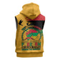 African American Juneteenth 1865 Sleeveless Zip Hoodie Black Freedom - African Pride