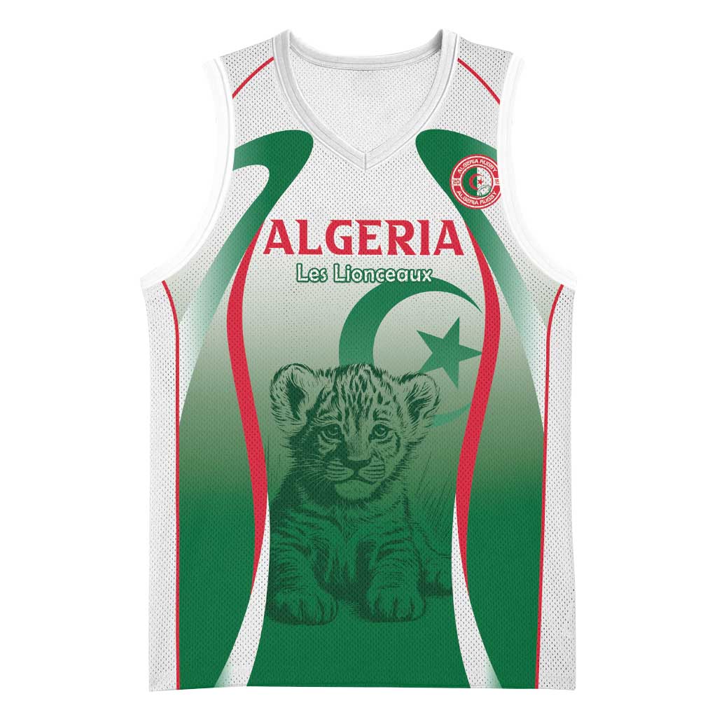 Algeria Rugby Custom Basketball Jersey Go Les Lionceaux LT15