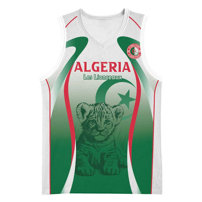 Algeria Rugby Custom Basketball Jersey Go Les Lionceaux LT15