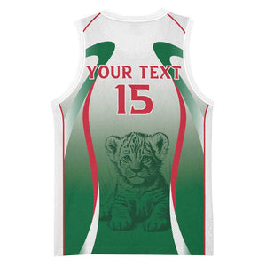 Algeria Rugby Custom Basketball Jersey Go Les Lionceaux LT15