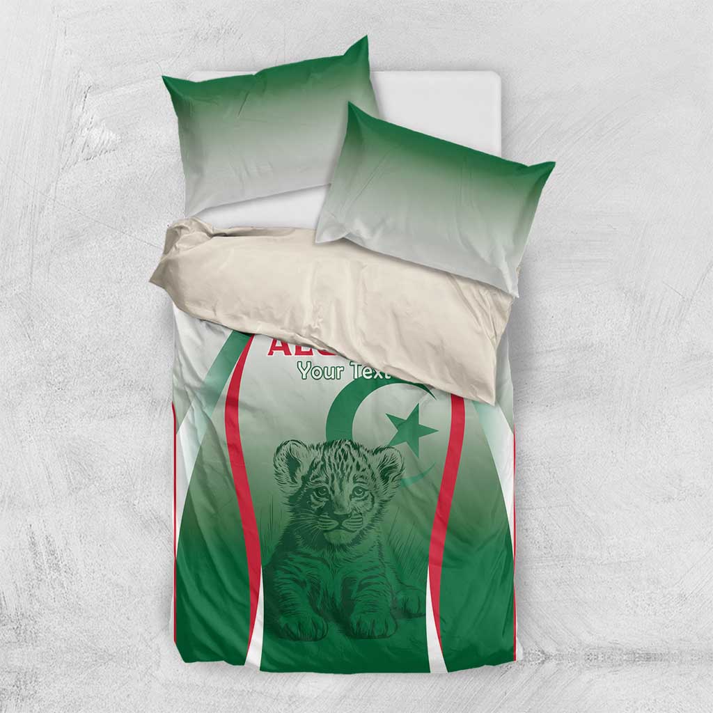 Algeria Rugby Custom Bedding Set Go Les Lionceaux