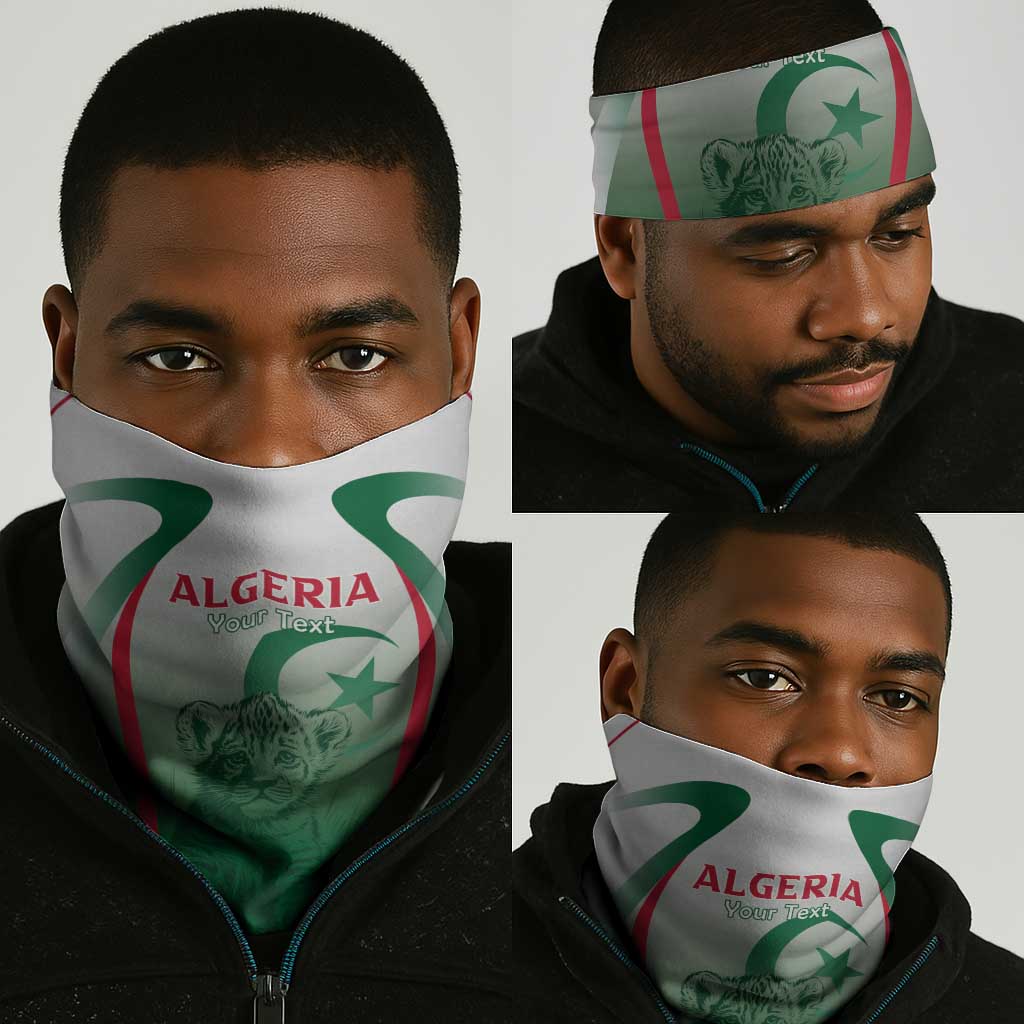 Algeria Rugby Custom Neck Gaiter Go Les Lionceaux LT15
