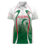 Algeria Rugby Custom Women Polo Shirt Go Les Lionceaux
