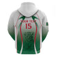 Algeria Rugby Custom Zip Hoodie Go Les Lionceaux