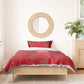 Jamhuri ya Kenya Rugby Bedding Set Kenyan Shield Style - Red Color