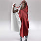 Jamhuri ya Kenya Rugby Hooded Blanket Kenyan Shield Style - Red Color