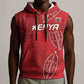 Jamhuri ya Kenya Rugby Custom Sleeveless Hoodie Kenyan Shield Style - Red Color - African Pride