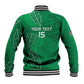 Jamhuri ya Kenya Rugby Custom Baseball Jacket Kenyan Shield Style - Green Color