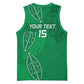 Jamhuri ya Kenya Rugby Custom Basketball Jersey Kenyan Shield Style - Green Color LT15