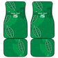 Jamhuri ya Kenya Rugby Car Mats Kenyan Shield Style - Green Color