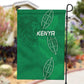 Jamhuri ya Kenya Rugby Garden Flag Kenyan Shield Style - Green Color