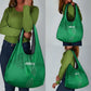 Jamhuri ya Kenya Rugby Grocery Bag Kenyan Shield Style - Green Color