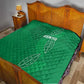 Jamhuri ya Kenya Rugby Quilt Kenyan Shield Style - Green Color