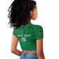 Jamhuri ya Kenya Rugby Custom Raglan Cropped T shirt Kenyan Shield Style - Green Color