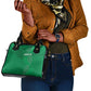 Jamhuri ya Kenya Rugby Shoulder Handbag Kenyan Shield Style - Green Color