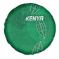 Jamhuri ya Kenya Rugby Spare Tire Cover Kenyan Shield Style - Green Color