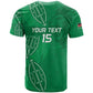 Jamhuri ya Kenya Rugby Custom T shirt Kenyan Shield Style - Green Color