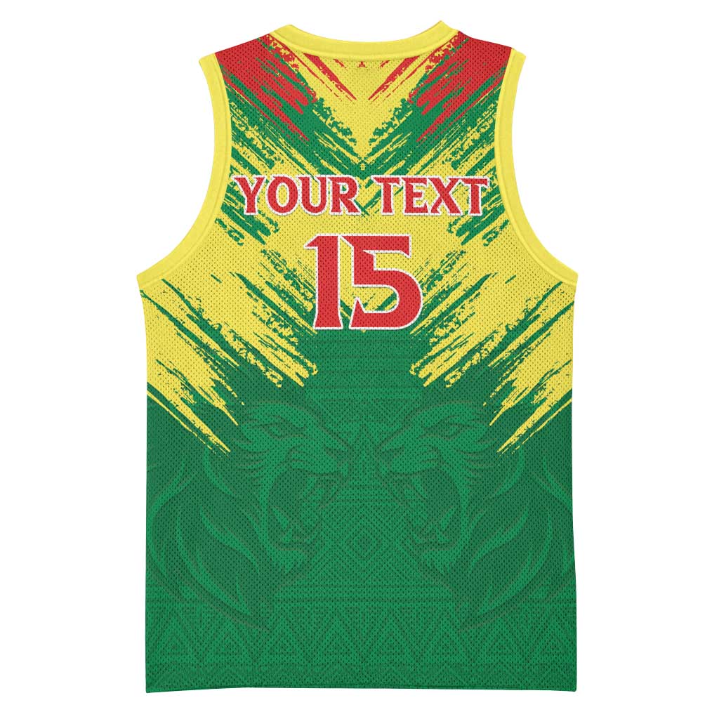Senegal Rugby Custom Basketball Jersey Go Go Go ! LT15