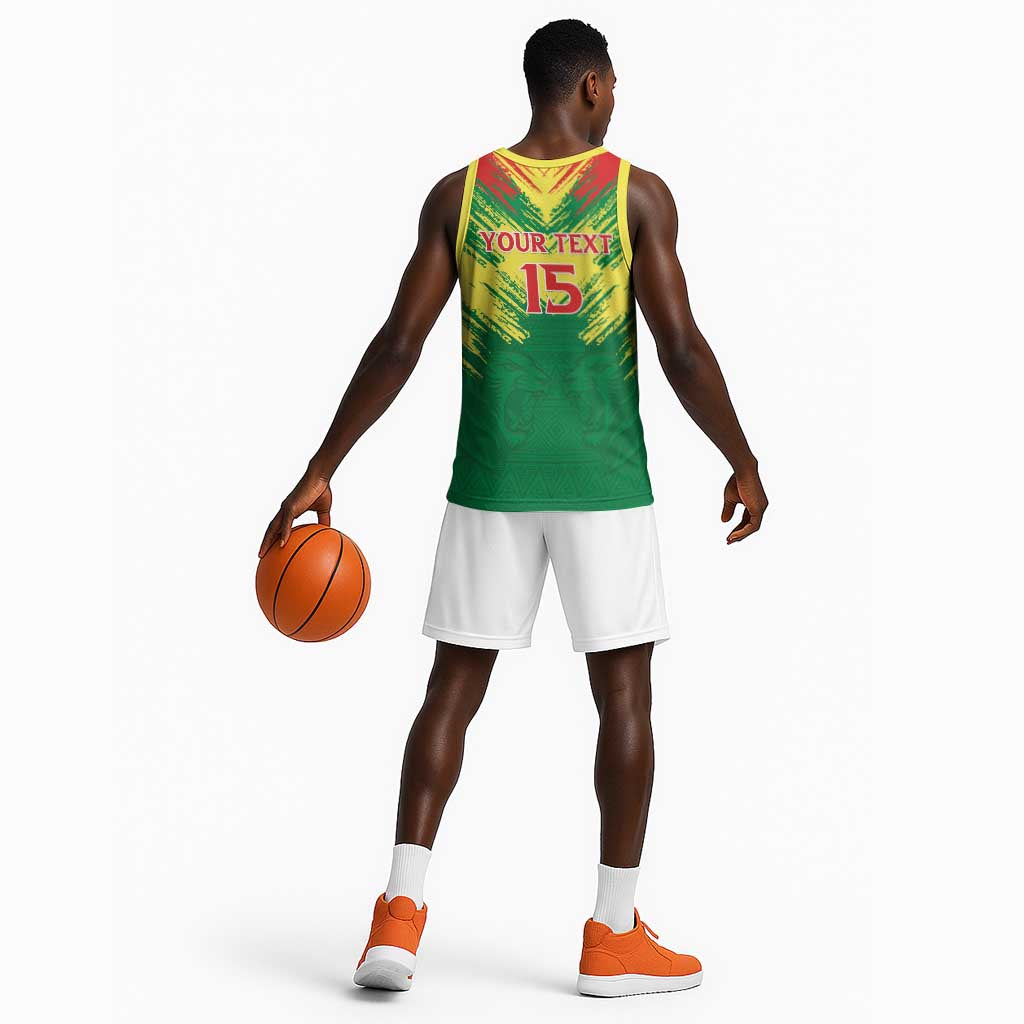 Senegal Rugby Custom Basketball Jersey Go Go Go ! LT15