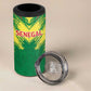 Senegal Rugby Custom 4 in 1 Can Cooler Tumbler Go Go Go !
