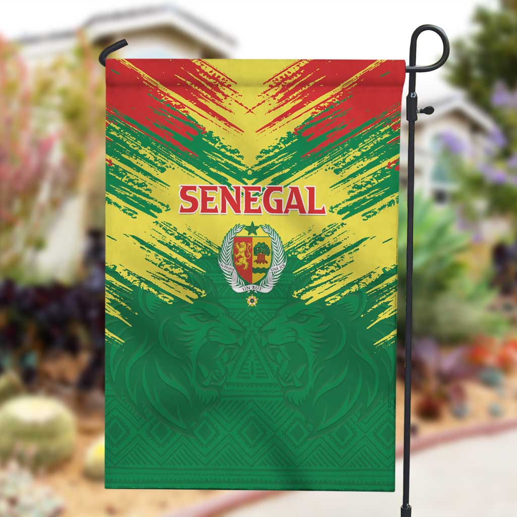 Senegal Rugby Garden Flag Go Go Go !
