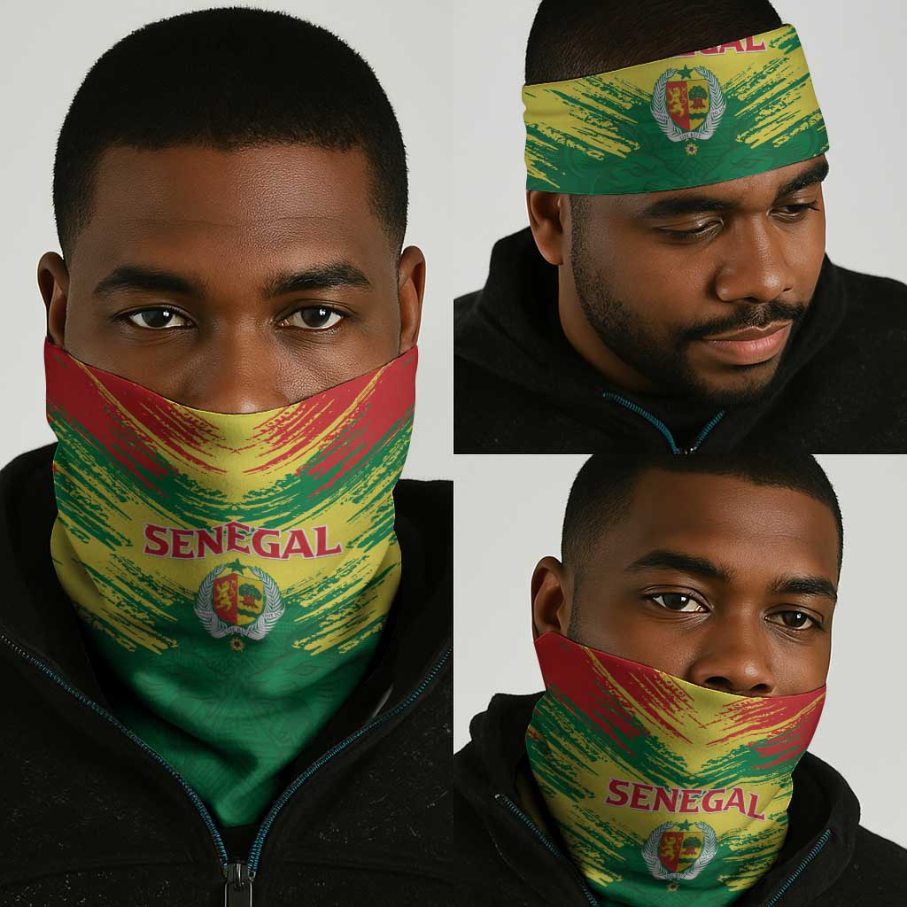 Senegal Rugby Neck Gaiter Go Go Go ! LT15
