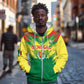 Senegal Rugby Custom Zip Hoodie Go Go Go !