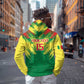 Senegal Rugby Custom Zip Hoodie Go Go Go !