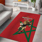 Morocco Rugby Custom Area Rug Come On Atlas Lions