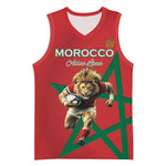 Morocco Rugby Custom Basketball Jersey Come On Atlas Lions LT15