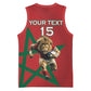 Morocco Rugby Custom Basketball Jersey Come On Atlas Lions LT15