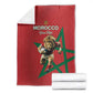 Morocco Rugby Custom Blanket Come On Atlas Lions