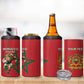 Morocco Rugby Custom 4 in 1 Can Cooler Tumbler Come On Atlas Lions