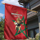 Morocco Rugby Custom Garden Flag Come On Atlas Lions