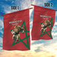 Morocco Rugby Custom Garden Flag Come On Atlas Lions