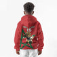 Morocco Rugby Custom Kid Hoodie Come On Atlas Lions