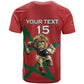 Morocco Rugby Custom T shirt Come On Atlas Lions