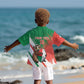 Madagascar Rugby Custom Kid Hawaiian Shirt Allez Les Makis - African Pride