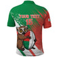 Madagascar Rugby Custom Polo Shirt Allez Les Makis - African Pride