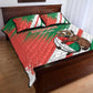 Madagascar Rugby Custom Quilt Bed Set Allez Les Makis - African Pride