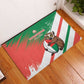 Madagascar Rugby Custom Rubber Doormat Allez Les Makis - African Pride