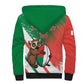 Madagascar Rugby Custom Sherpa Hoodie Allez Les Makis - African Pride
