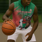 Madagascar Rugby Custom Sleeveless Zip Hoodie Allez Les Makis - African Pride