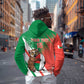 Madagascar Rugby Custom Zip Hoodie Allez Les Makis - African Pride
