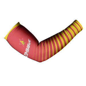 Custom Zimbabwe Cricket Arm Sleeves Go Chevrons Go