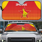 Zimbabwe Cricket Auto Sun Shade Go Chevrons Go