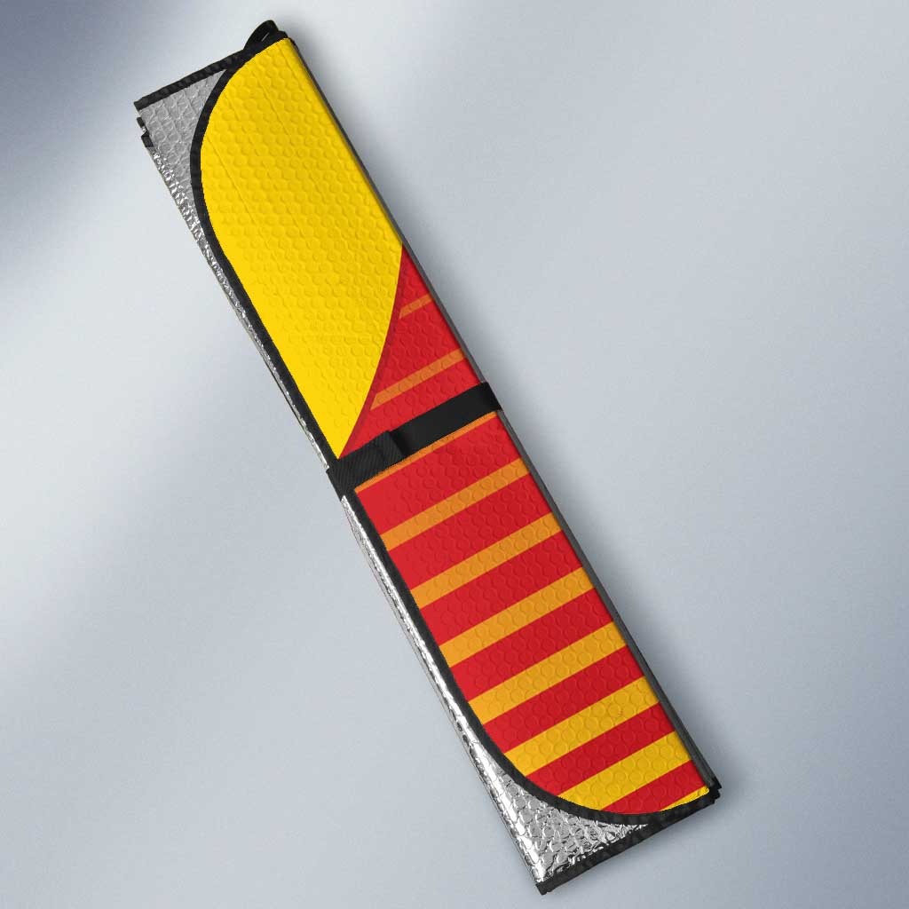Zimbabwe Cricket Auto Sun Shade Go Chevrons Go